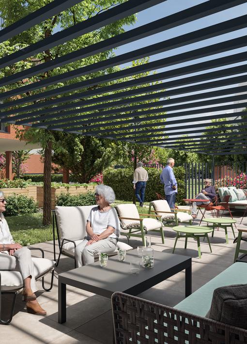 Terrasse commune