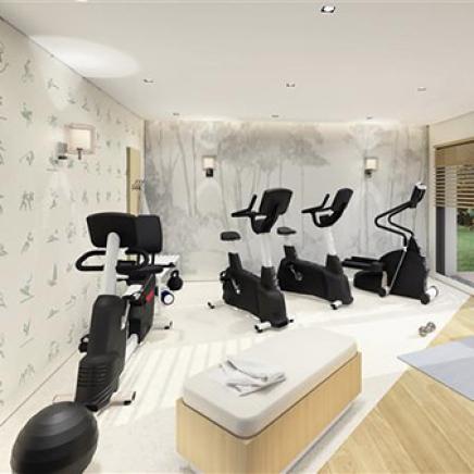Salle de sport de la résidence Serenly Mimizan