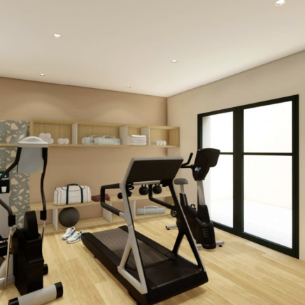 Salle de sport de la résidence Serenly Soulac
